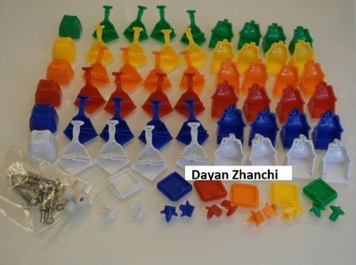 Dayan Zhanchi 3X3 Speed Cube 6 Color Stickerless Diy Kit(1 Pieces)