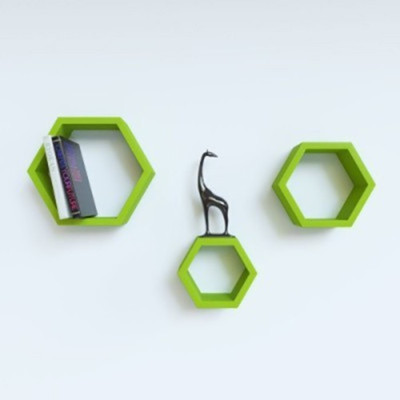 Onlineshoppee Set Of 3 Hexagon shape Designer Storage Shelves -Green Wooden Wall Shelf(Number of Shelves - 3, Green)
Onlineshoppee Set Of 3 Hexagon shape Designer Storage Shelves -Green Wooden Wall Shelf(Number of Shelves - 3, Green)