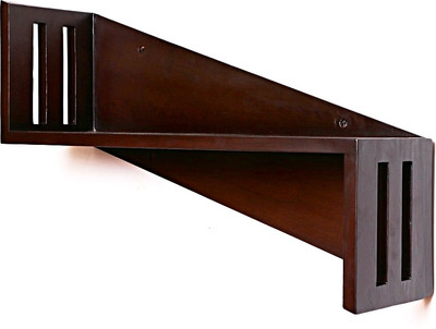 Kohinoor Wooden Wall Shelf(Number of Shelves - 1, Brown)