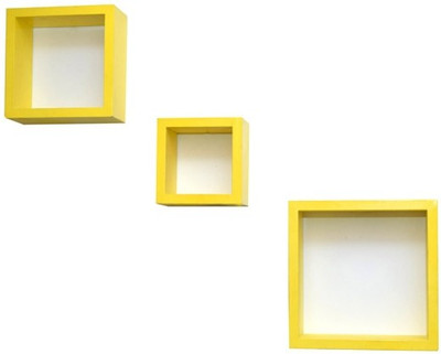 Craftatoz MDF Wall Shelf(Number of Shelves - 3)