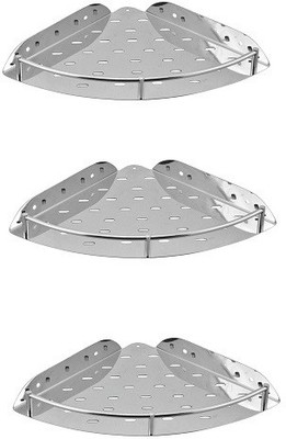 PSP Stainless Steel Wall Shelf(Number of Shelves - 3, Silver)