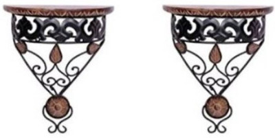 SG Wooden Wall Shelf(Number of Shelves - 2, Multicolor)