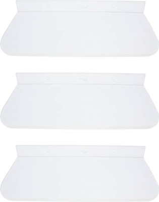 Sehaz Artworks Wall Shelf Acrylic Wall Shelf(Number of Shelves - 3, Clear)