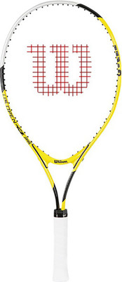 Wilson US Open 25 Black, Yellow, White Strung Tennis Racquet(G3 - 4 3/8 Inches, 205 g), Black;white;yellow
Wilson US Open 25 Black, Yellow, White Strung Tennis Racquet(G3 - 4 3/8 Inches, 205 g), Black;white;yellow