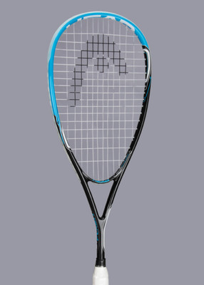 Head AFT Flash Blue, White, Black Strung Squash Racquet(Standard, 170 g), Black;blue;white