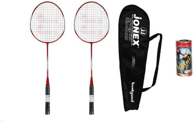 JJ Jonex BUNIYAD SET COMBO Multicolor Strung Badminton Racquet(G4 - 3.25 Inches, 480 g)
JJ Jonex BUNIYAD SET COMBO Multicolor Strung Badminton Racquet(G4 - 3.25 Inches, 480 g)