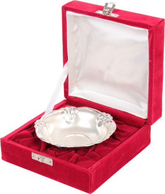 Jewel Fuel Exclusive Bowl With Velvet Gift Box Silver Plated Decorative Platter(Silver) 
Jewel Fuel Exclusive Bowl With Velvet Gift Box Silver Plated Decorative Platter(Silver)