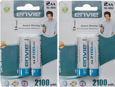 Envie AA Size 2100 MA 1.2V (4 Pcs.) Rechargeable Ni-MH Battery