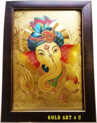 Gold Art 4 U Ganpati Religious Frame