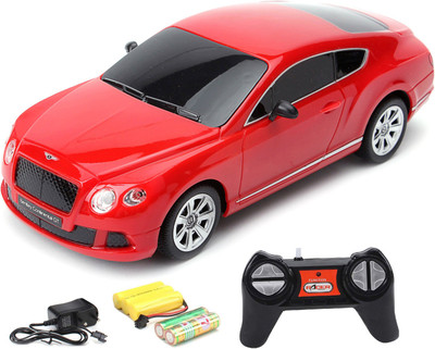 Flipzon RC Bentley Continental GT 1:24 Rechargeable Toy Car(Red)