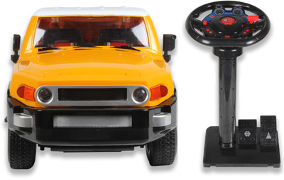 Toys Bhoomi 1:10 Scale High-Performance Steering Wheel & Foot Pedal Controlled RC Sports Car with Rechargeable Batteries & Charger(Yellow)
Toys Bhoomi 1:10 Scale High-Performance Steering Wheel & Foot Pedal Controlled RC Sports Car with Rechargeable Batteries & Charger(Yellow)