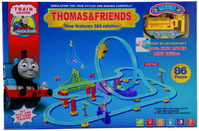 others Thomas & Friends Train Set 86 pieces with 360 rotation(Multicolor)