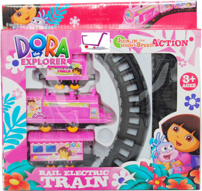 Origin Rail Electronic Train(Pink, Black), Black;pink
