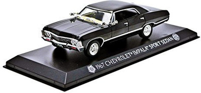 Greenlight 1967 Chevrolet Impala Sports Sedan "Supernatural" (TV Series 2005) 1/43 by Greenlight 86441(Black)
Greenlight 1967 Chevrolet Impala Sports Sedan "Supernatural" (TV Series 2005) 1/43 by Greenlight 86441(Black)