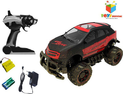 Toys Bhoomi 15 KM/H 2.4G 1:18 4WD High Speed CROSS-COUNTRY RC MUD CAR Electric Buggy with Pistol grip remote control(Red)
Toys Bhoomi 15 KM/H 2.4G 1:18 4WD High Speed CROSS-COUNTRY RC MUD CAR Electric Buggy with Pistol grip remote control(Red)