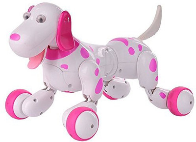 Krypton Smart Dog(White, Pink), Pink;white