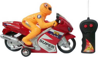 Khareedi Remote Control Super Bike Multicolour Red, Blue & Green(Multicolor)