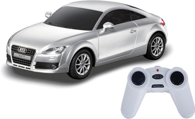 Toyhouse Radio Remote Control 1:24 AUDI TT RC Scale Model Car(Silver)