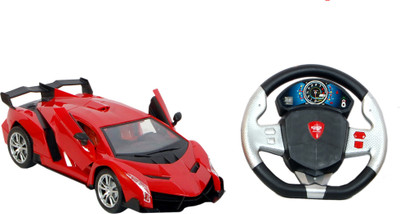 TRD Store Lamborghini Veneno R/C 1:16 with Gravity sensor Steering Wheel(Red)