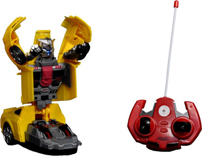 Montez SUPERAUTOBOTS Remote Control Deformation Car(Yellow)