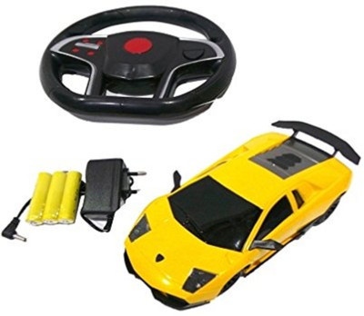 AR Enterprises Rechargeable Gravity Sensing Lamborghini Like car (Yellow)(Yellow)