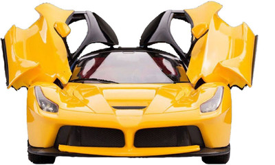 Shop & Shoppee Remote Controlled R/C Ferrari Car With Opening Door(Yellow)