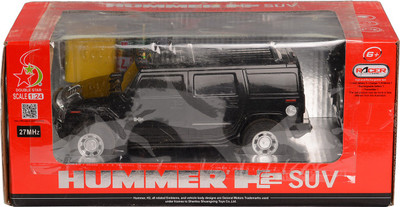 Toy Slam Hummer Rc 1:24 Rechargeble Toy Car H2 Suv(Black)