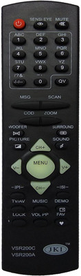 Fox VIDEOCON CRT TV Remote Controller(Black)