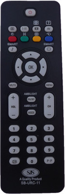 SJS T.V-Lcd-Led URC-38 Remote Controller(Black)