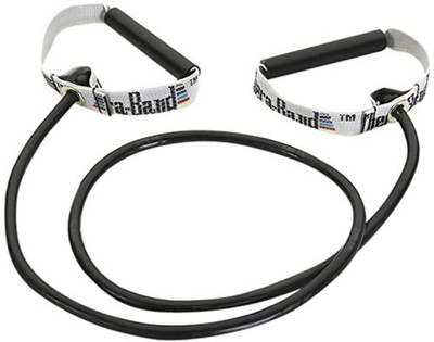 Thera-Band Profesional PVC Handle Resistance Tube(Black)