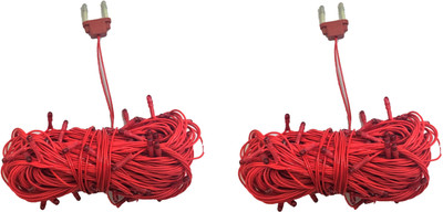 Home Delight 354 inch Red Rice Lights(Pack of 2)