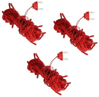 MDI 394 inch Red Rice Lights(Pack of 3)