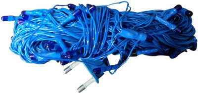 Toygully 196 inch Blue Rice Lights(Pack of 4)