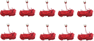 Home Delight 354 inch Red Rice Lights(Pack of 10)