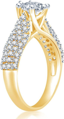 Sukkhi Cubic Zirconia Stone Studded Solitaire Alloy Cubic Zirconia Rhodium, Gold-plated Plated Ring, White;gold
Sukkhi Cubic Zirconia Stone Studded Solitaire Alloy Cubic Zirconia Rhodium, Gold-plated Plated Ring, White;gold