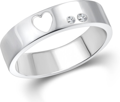 Vighnaharta Power Couple Band Alloy Cubic Zirconia Gold-plated Plated Ring, Silver
Vighnaharta Power Couple Band Alloy Cubic Zirconia Gold-plated Plated Ring, Silver