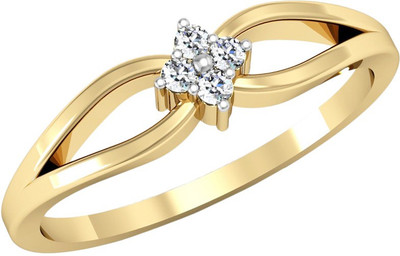 Kataria Jewellers The Eleta American Diamond 92.5 BIS Hallmarked Silver Ring, Yellow
Kataria Jewellers The Eleta American Diamond 92.5 BIS Hallmarked Silver Ring, Yellow