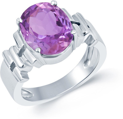 G-Luck Jamunia Stone Weight - 6.10 Carat / 7.18 Ratti Silver Amethyst Ring, Purple
G-Luck Jamunia Stone Weight - 6.10 Carat / 7.18 Ratti Silver Amethyst Ring, Purple