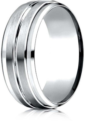 Kiara Jewellery Sterling Silver Swarovski Zirconia Rhodium Plated Ring, White