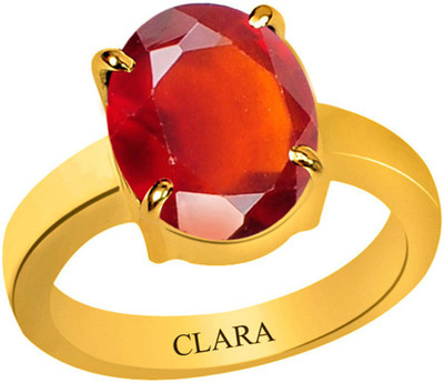 Clara Gomed Hessonite 7.5 carat or 8.25ratti Panchdhatu Silver Garnet Yellow Gold Plated Ring
Clara Gomed Hessonite 7.5 carat or 8.25ratti Panchdhatu Silver Garnet Yellow Gold Plated Ring