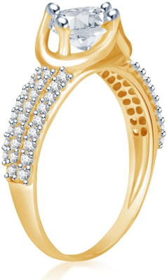 Sukkhi Cubic Zirconia Stone Studded Solitaire Alloy Cubic Zirconia Rhodium, Gold-plated Plated Ring, White;gold
Sukkhi Cubic Zirconia Stone Studded Solitaire Alloy Cubic Zirconia Rhodium, Gold-plated Plated Ring, White;gold