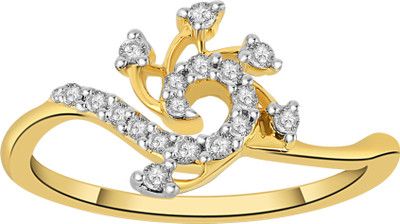 Cygnus 18kt Diamond Yellow Gold ring(Yellow Gold Plated)