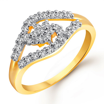 Vighnaharta Elegant Gold Alloy Cubic Zirconia Gold-plated Plated Ring 
Vighnaharta Elegant Gold Alloy Cubic Zirconia Gold-plated Plated Ring