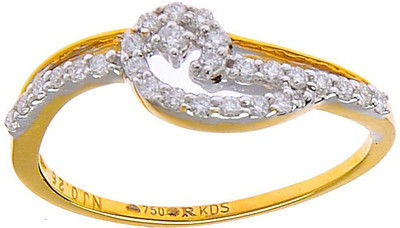 ZKD Jewels Eternal Wave 18kt Diamond Yellow Gold ring