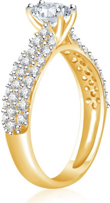 Sukkhi Cubic Zirconia Stone Studded Solitaire Alloy Cubic Zirconia Rhodium, Gold-plated Plated Ring, White;gold
Sukkhi Cubic Zirconia Stone Studded Solitaire Alloy Cubic Zirconia Rhodium, Gold-plated Plated Ring, White;gold