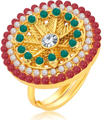 Sukkhi Cluster Designer Traditional Cocktail Gold Plated Alloy Gold-plated Plated Ring
Sukkhi Cluster Designer Traditional Cocktail Gold Plated Alloy Gold-plated Plated Ring