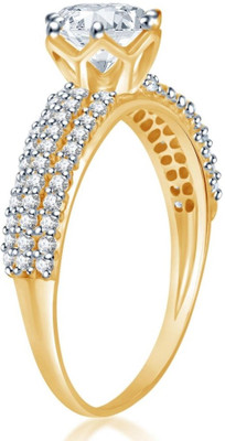 Sukkhi Cubic Zirconia Stone Studded Solitaire Alloy Cubic Zirconia Rhodium, Gold-plated Plated Ring, White;gold
Sukkhi Cubic Zirconia Stone Studded Solitaire Alloy Cubic Zirconia Rhodium, Gold-plated Plated Ring, White;gold