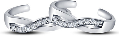 Vorra Fashion Intertwined New Design Sterling Silver Cubic Zirconia Platinum Plated Toe Ring
Vorra Fashion Intertwined New Design Sterling Silver Cubic Zirconia Platinum Plated Toe Ring