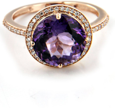 Anopchand Tilokchand Jewellers Navratri Special Sterling Silver Amethyst, Cubic Zirconia Gold-plated Plated Ring, Purple;white
Anopchand Tilokchand Jewellers Navratri Special Sterling Silver Amethyst, Cubic Zirconia Gold-plated Plated Ring, Purple;white