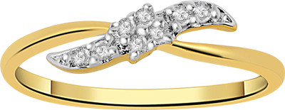 Cygnus 18kt Diamond Yellow Gold ring(Yellow Gold Plated)